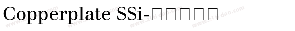 Copperplate SSi字体转换